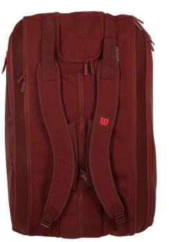 Preview: 2x Wilson Defyer 98 Pro V1 Turnierschläger - unbesaitet + Wilson Defyer V1 15er Schlägertasche - weinrot